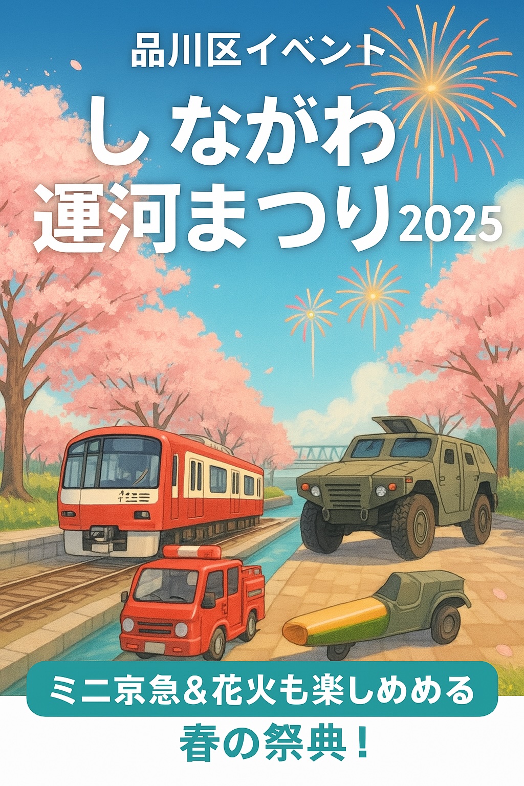 しながわ運河祭り、花火、品川区【アシママ】
