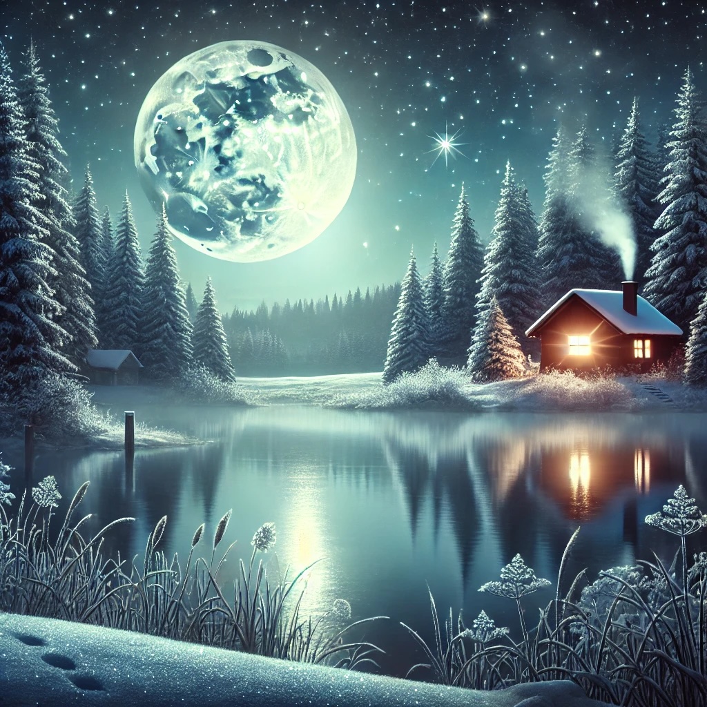 コールドムーン、満月、品川区【アシママ】