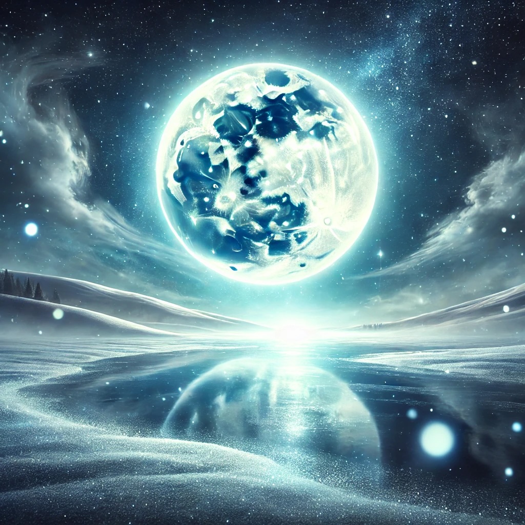 スノームーン、満月、品川区【アシママ】