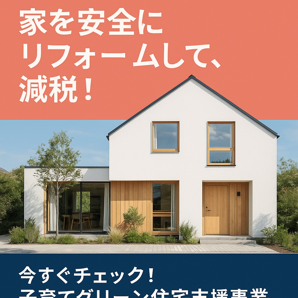 住宅減税　減税　補助金【アシママ】