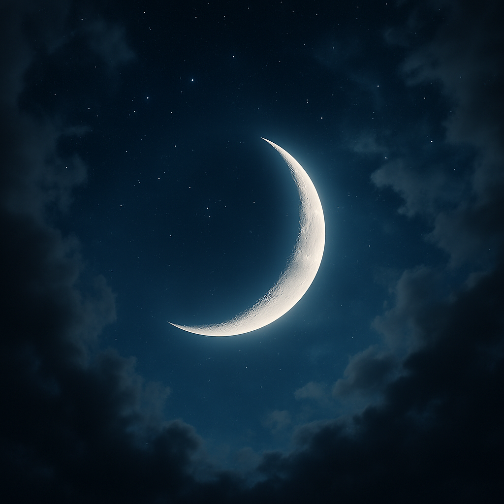 新月、願い事、品川区【アシママ】