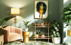 グリーンを取り入れた部屋3