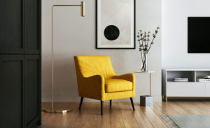 壁に合わせた巾木の色