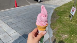 芝桜ソフトクリーム