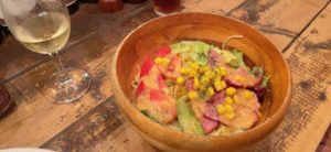 サラダパスタ大盛り