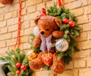 リース×ぬいぐるみ